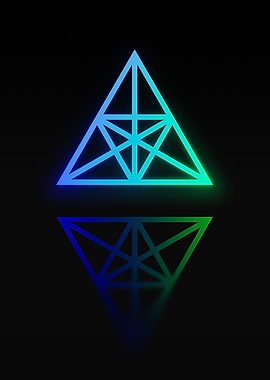 Neon Glyph Mandala Rune