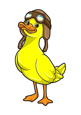 Duck Pilot Goggles Cap