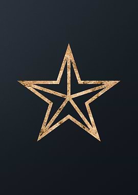 Gold Geometric Glyph Sigil