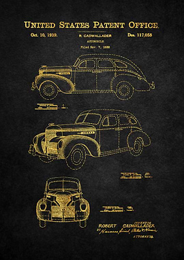30 1939 Automobile Patent