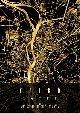 CAIRO MAP EGYPT