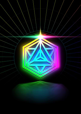 Neon Magic Seal Sign Sigil