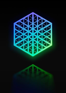 Neon Glyph Mandala Rune