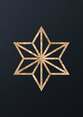 Gold Glyph Mandala Rune