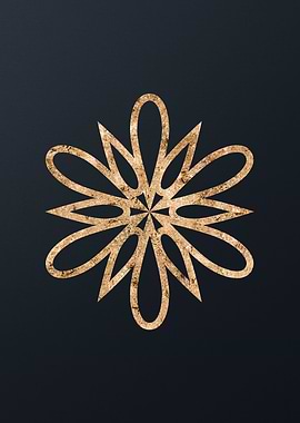 Gold Magic Seal Sign Sigil