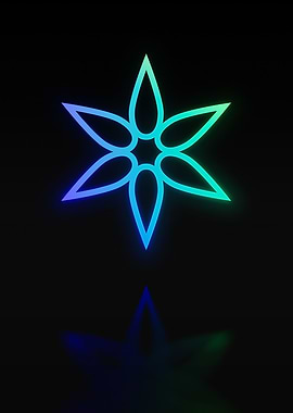 Neon Glyph Mandala Rune