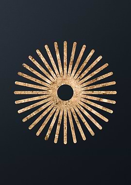 Gold Magic Seal Sign Sigil