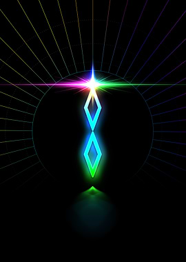 Neon Glyph Mandala Rune