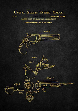 30 First Colt Firearm Pat