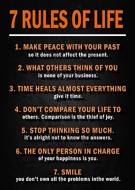 7 Rules Of Life