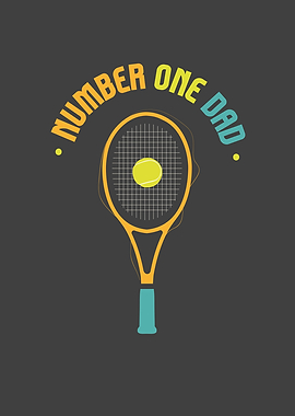 Number One Dad Tennis