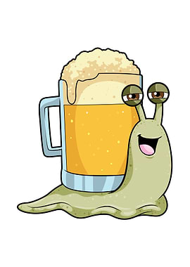 Snail Beer Beer glass