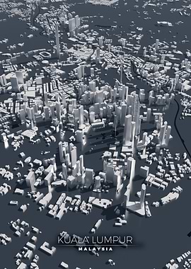 Kuala Lumpur 3D City Map