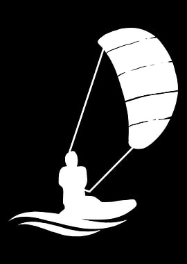 Kite Surfing Ocean Person