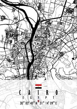 CAIRO MAP EGYPT