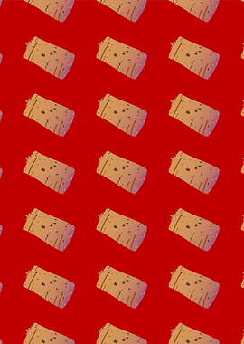 Wine Bottle Cork Seamless