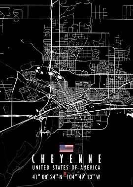 CHEYENNE MAP USA