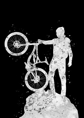 Downhill mountain bike