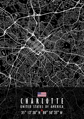 CHARLOTTE MAP USA
