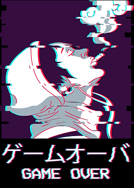 Smoking Anime Boy Glitch
