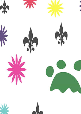 colorful shapes background