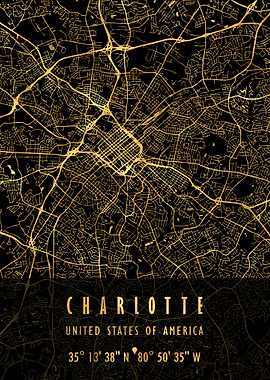 CHARLOTTE MAP USA