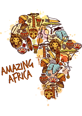 Africa sketch concept