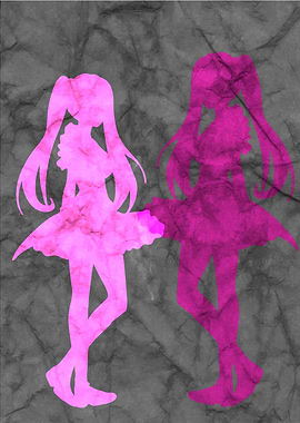 Anime Girls Silhouettes