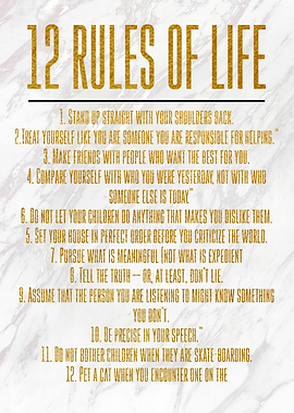 12 rules of life