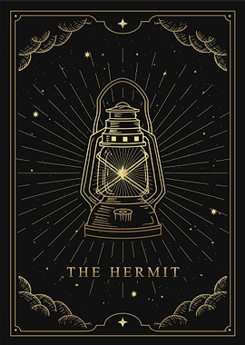 The Hermit tarot card