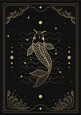 Tarot card the fish