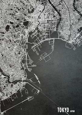 TOKYO JAPAN CITY MAP