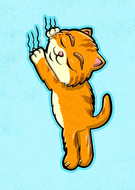 Cat Wall Kitty Kitten