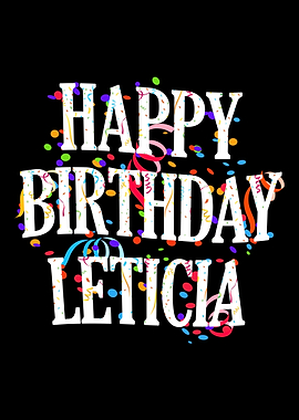 Happy Birthday Leticia