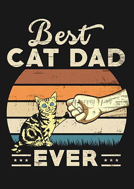 Best Cat Dad Ever Cats