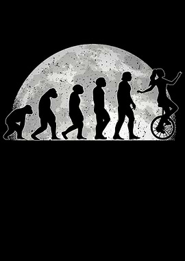 Unicycle Evolution Moon