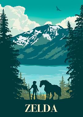 Game figure landscape