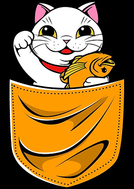 Maneki Neko Pocket Cat