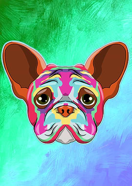 French Bulldog Splash Dog