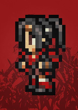 FF XI Ayame Pixel Sprite