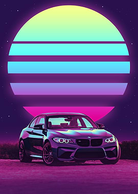 AUTOCAR BUT SYNTHWAVE