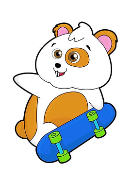Hamster Skater Skateboard