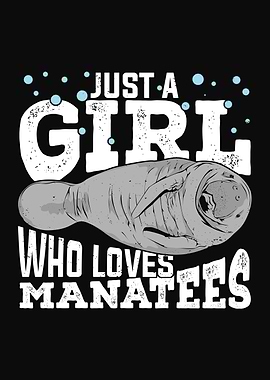Manatee Girl Design