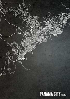 Panama City Map