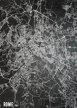 Rome Italy CIty Map