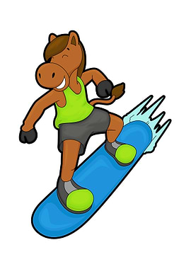Horse Snowboard Sports