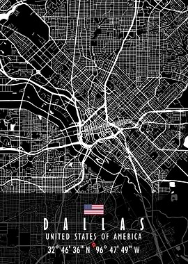 DALLAS MAP USA