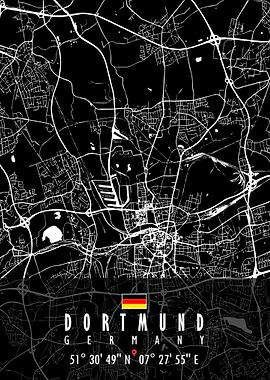 DORTMUND MAP GERMANY
