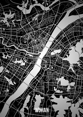 Wuhan dark map