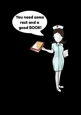 A Good Book Hot Nurse